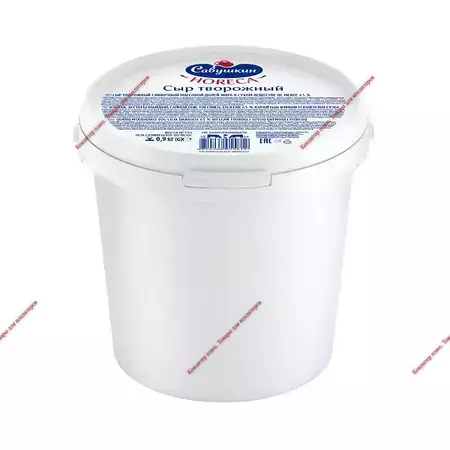 Сыр творожный "Савушкин" Horeca 900 гр - Кондитер плюс. Товары для кондитеров 