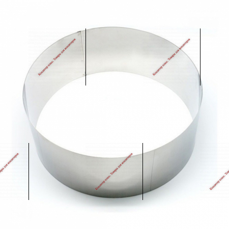 Форма для выпечки и выкладки "Круг", H-6,5, D-14 см - Кондитер плюс. Товары для кондитеров 