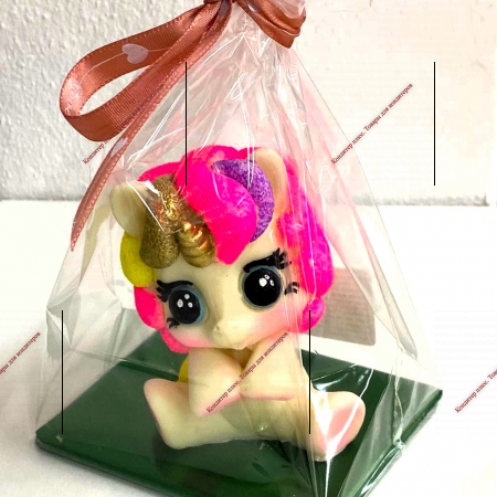 Фигурка из глазури единорог (цвет микс) - Кондитер плюс. Товары для кондитеров 